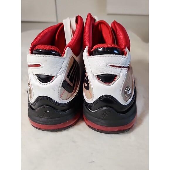 Nike Shoes MENS 10 Air Max Lebron VII Chicago Bred 375664-102 MVP White Red Blck main image 8